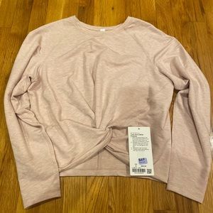 Lululemon tuck and gather pullover